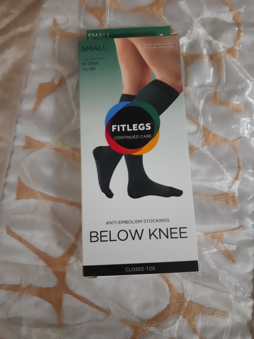 FITLEGS Anti-Embolism Stockings (AES) Grip Medium (M), Women's Fashion,  Watches & Accessories, Socks & Tights on Carousell