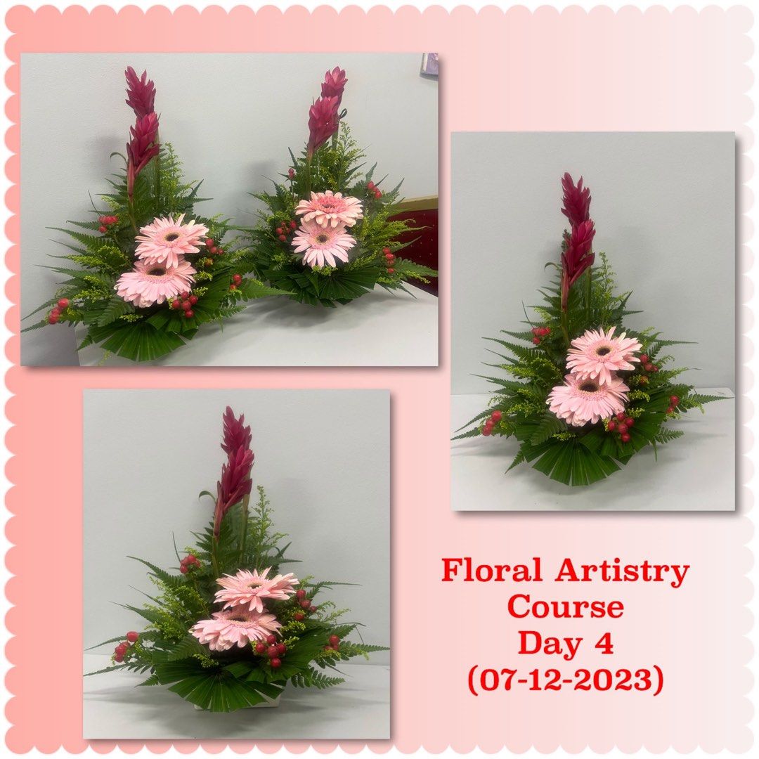 Flower Arrangement Class Skillsfuture