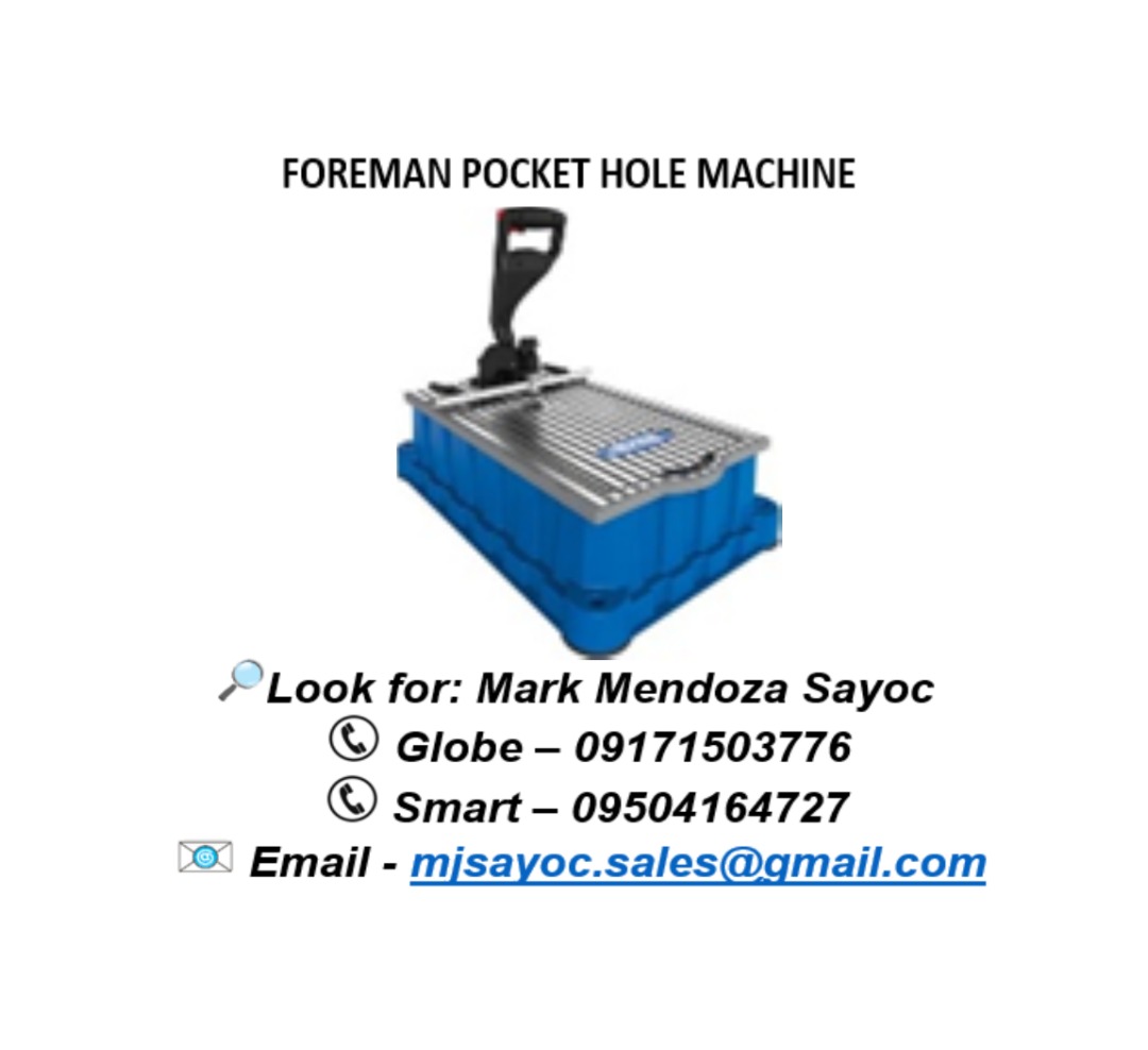 FOREMAN POCKET HOLE MACHINE, Commercial & Industrial, Construction ...