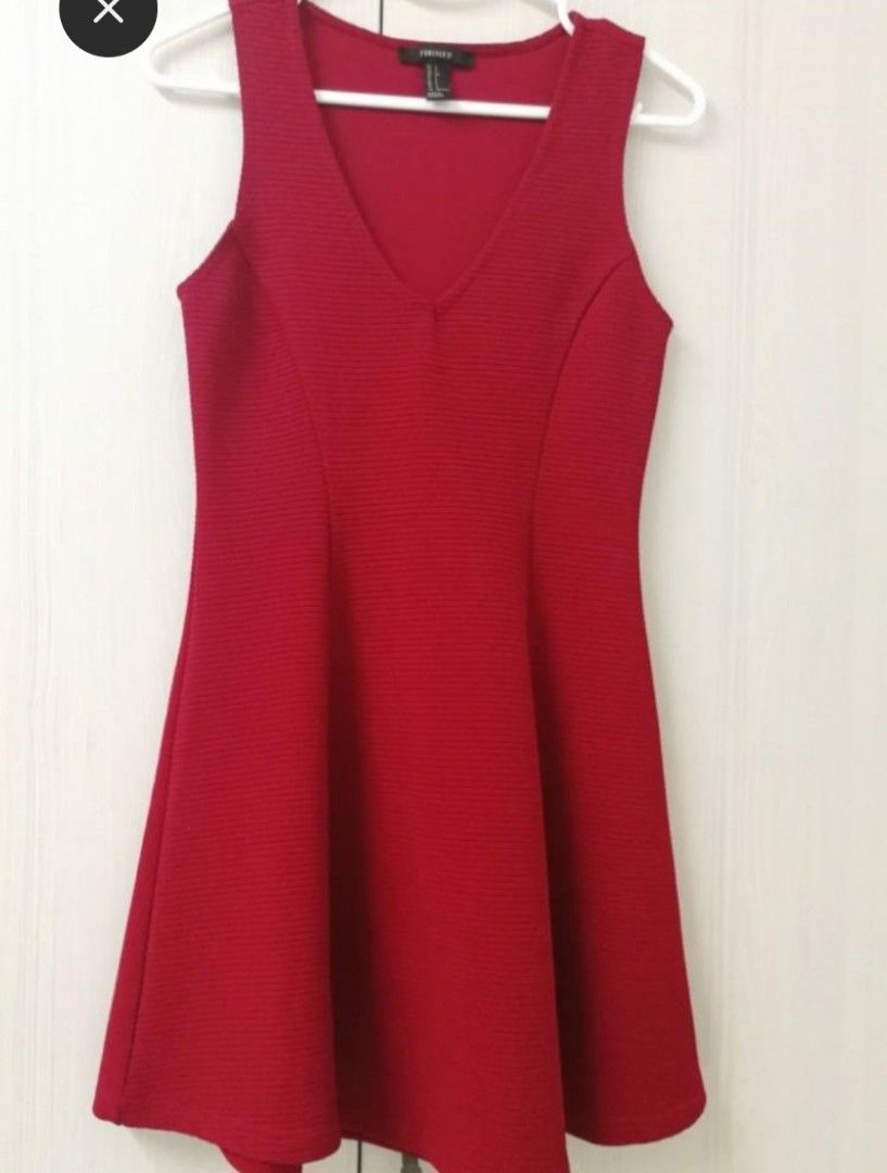 Red mini hotsell dress forever 21