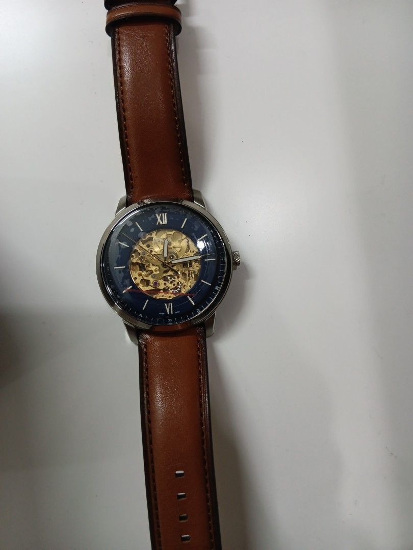 Fossil men's sales mechanical automatic watch