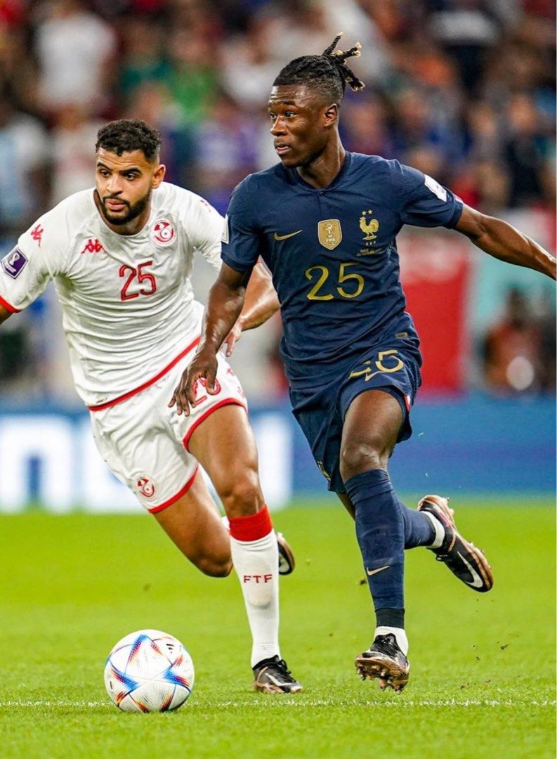 FRANCE NIKE DRI FIT ADV 2022 WORLD CUP HOME Jersey, Men's Fashion