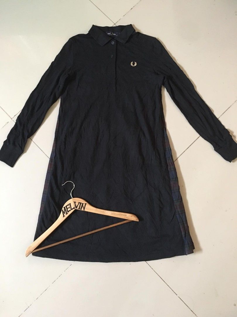 Fred perry shop long sleeve dress