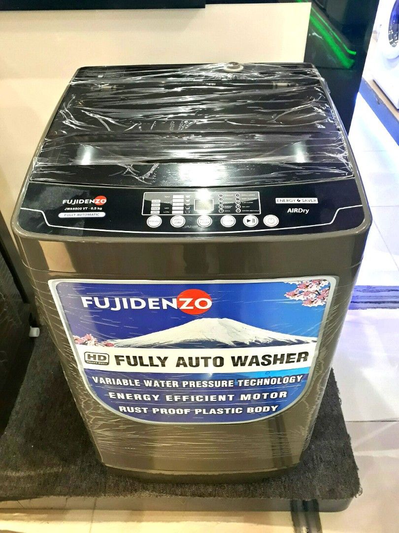 Fujidenzo Fully Automatic Washing Machine Top Load Inverter & noninverter 6.5kg 7.5kg 8.5kg, TV