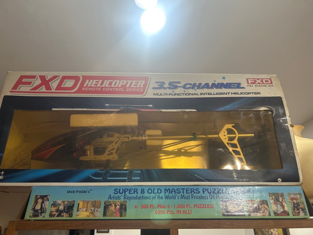 FXD RC Helicopter remote control drone 3.5 channel Hobbies Toys