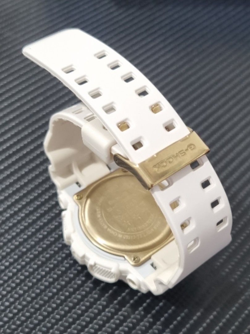 G Shock White Gold Watch Mens Men s Fashion Watches