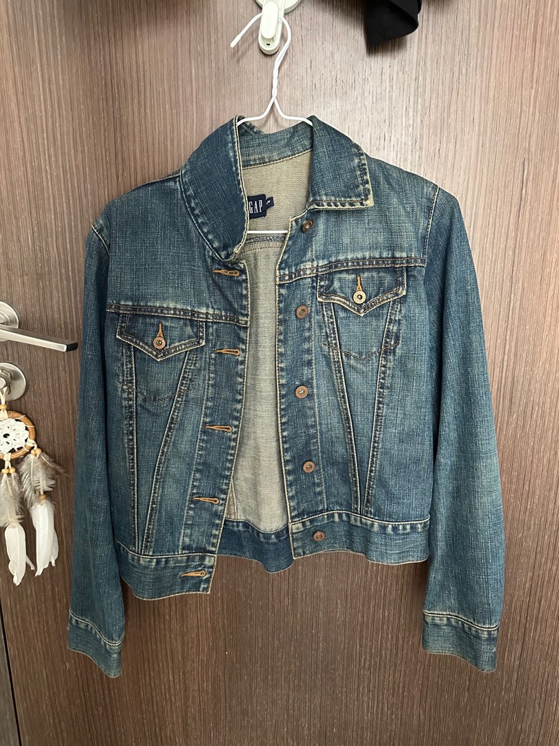 GAP Denim Jacket Women s Fashion Coats Jackets and Outerwear on
