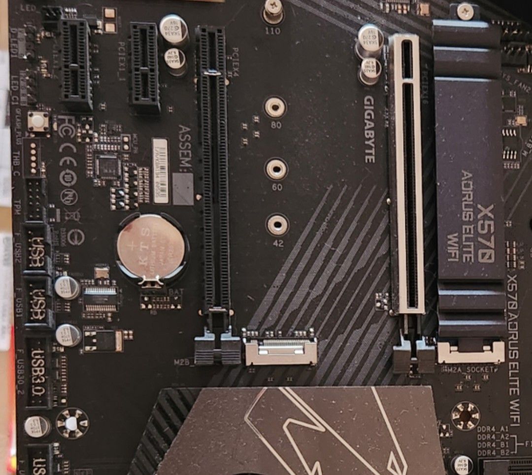 Gigabyte aorus elite hot sale wifi x570