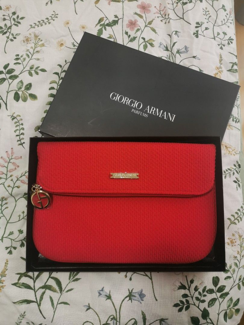 Giorgio armani beauty red bag top