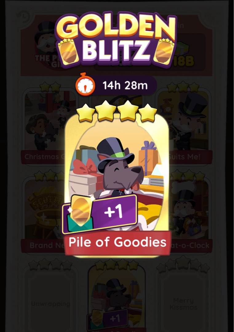 Golden Blitz Monopoly Go, Video Gaming, Video Games, Others on Carousell