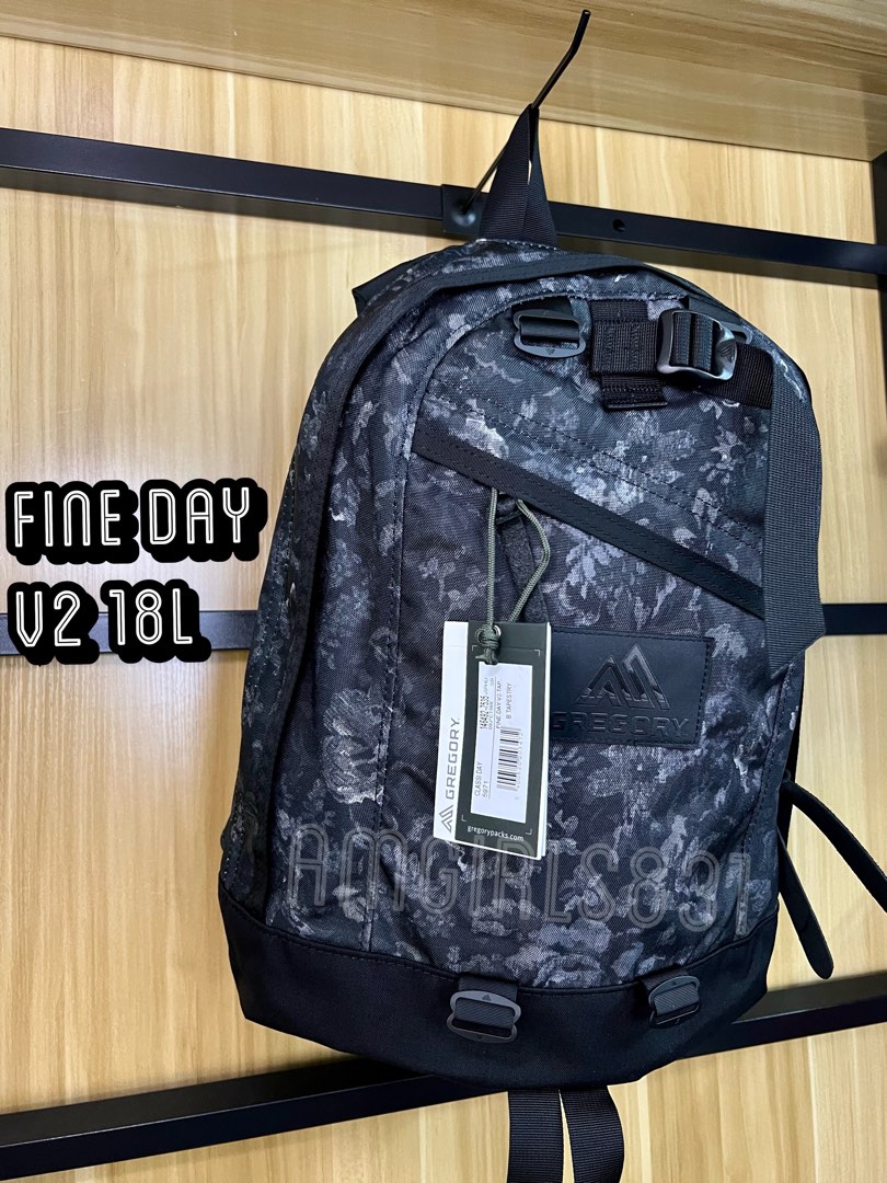 Gregory fine day V2 black tapestry, 男裝, 袋, 背包- Carousell
