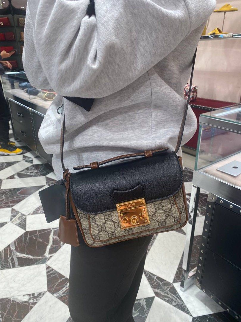 Gucci outlet padlock crossbody