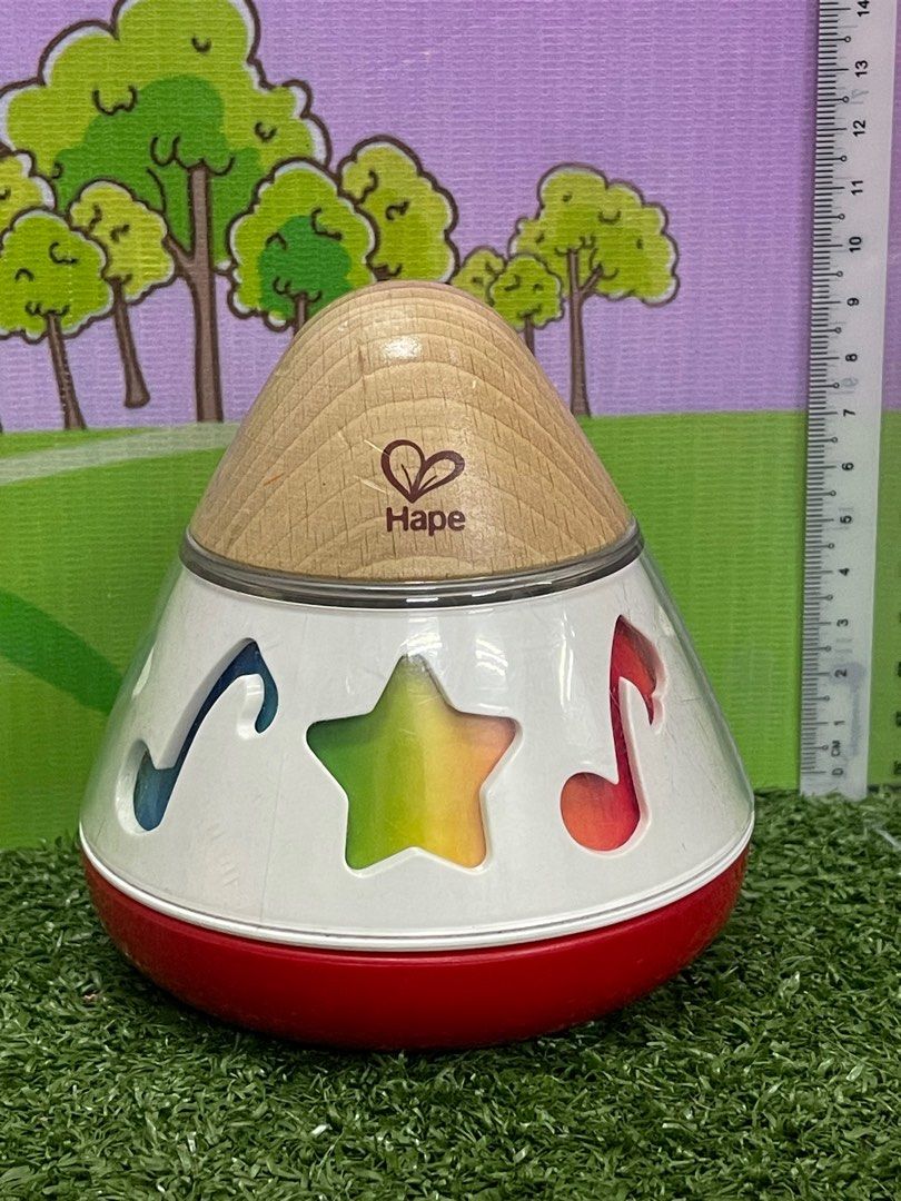 Rotating music box hape clearance