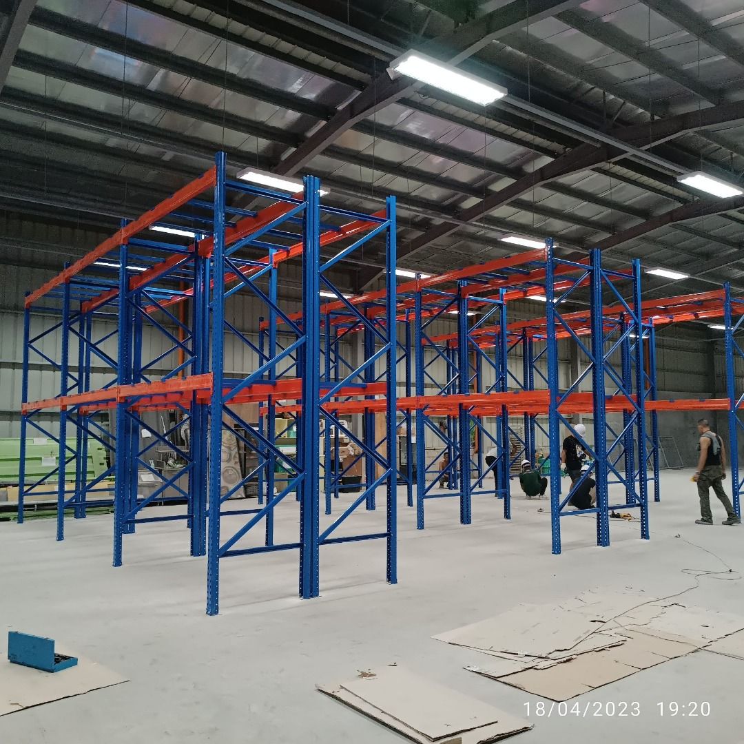 Heavy Duty Pallet Rack - Storage Warehouse, Furniture & Home Living ...