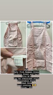 H&M Baby Pink Romper Dress