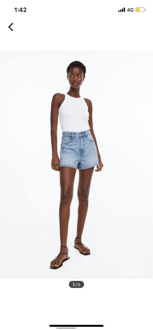 Regular waist shorts h&m best sale