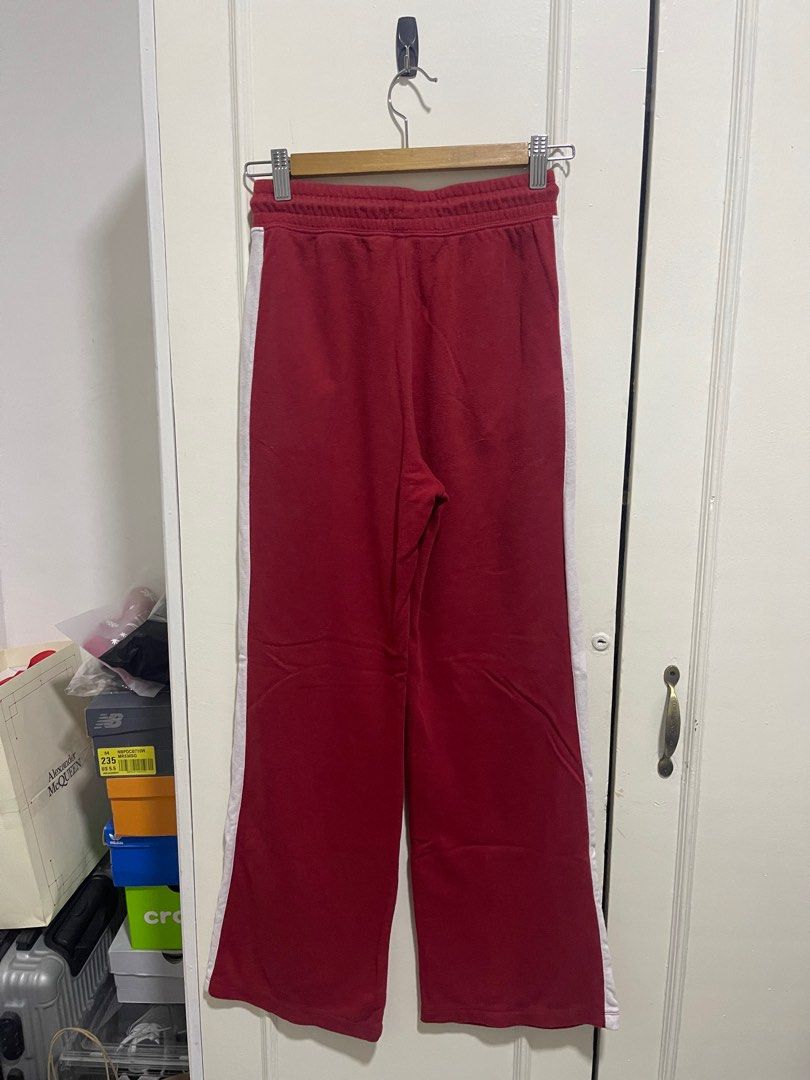 H M Red Joggers Women s Fashion Bottoms Other Bottoms on Carousell