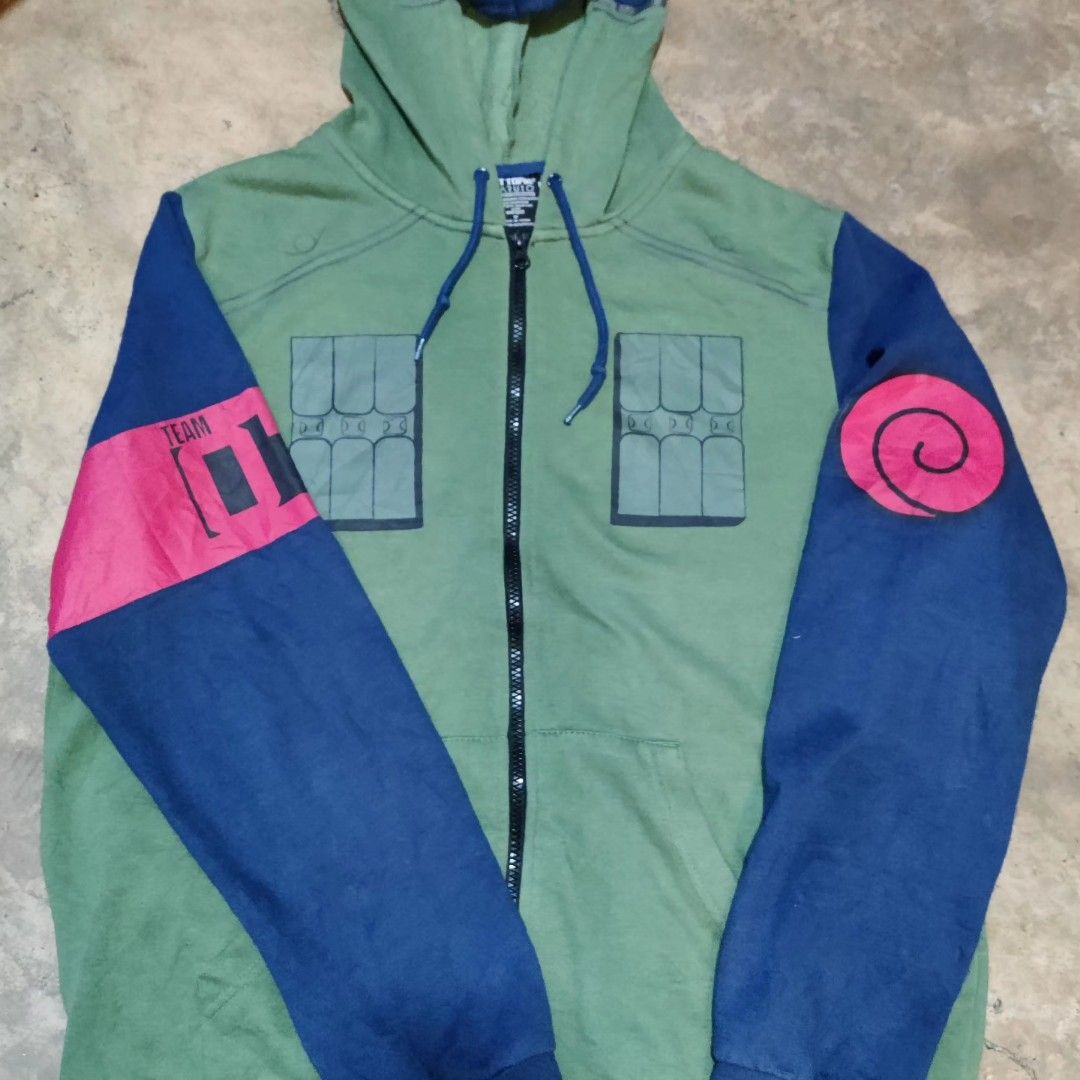 Hot Topic Naruto Shippuden Zip Up Kakashi Hatake Hoodie Men s Jacket Full