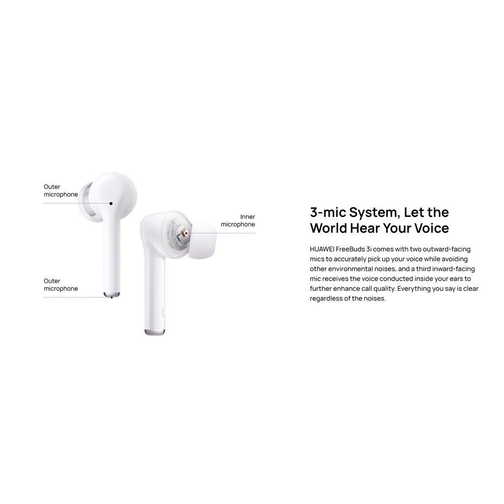 Huawei freebuds 3i outlet call quality
