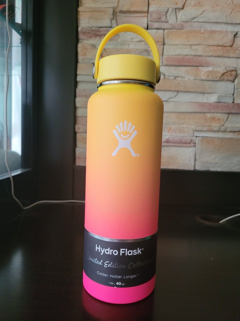 Hydro Flask Hawaii Limited Edition 40 oz Pink Flamingo Wide Mouth in 2023