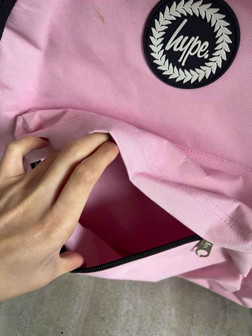 Hype baby pink backpack 2025