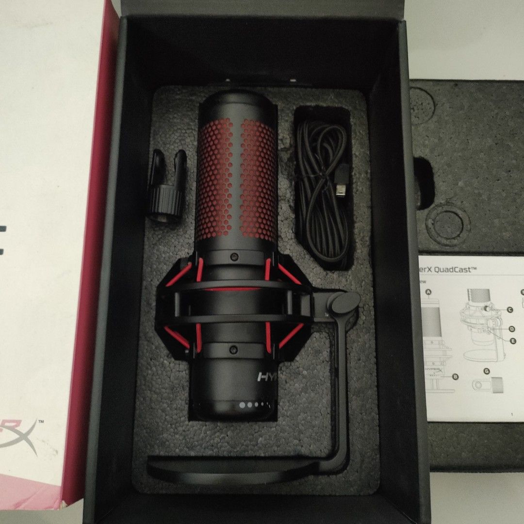 HyperX Quadcast, Audio, Microphones on Carousell