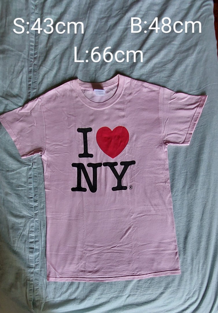 I ❤️ NY I Love New York White T Shirt 100% Cotton Size Small EUC
