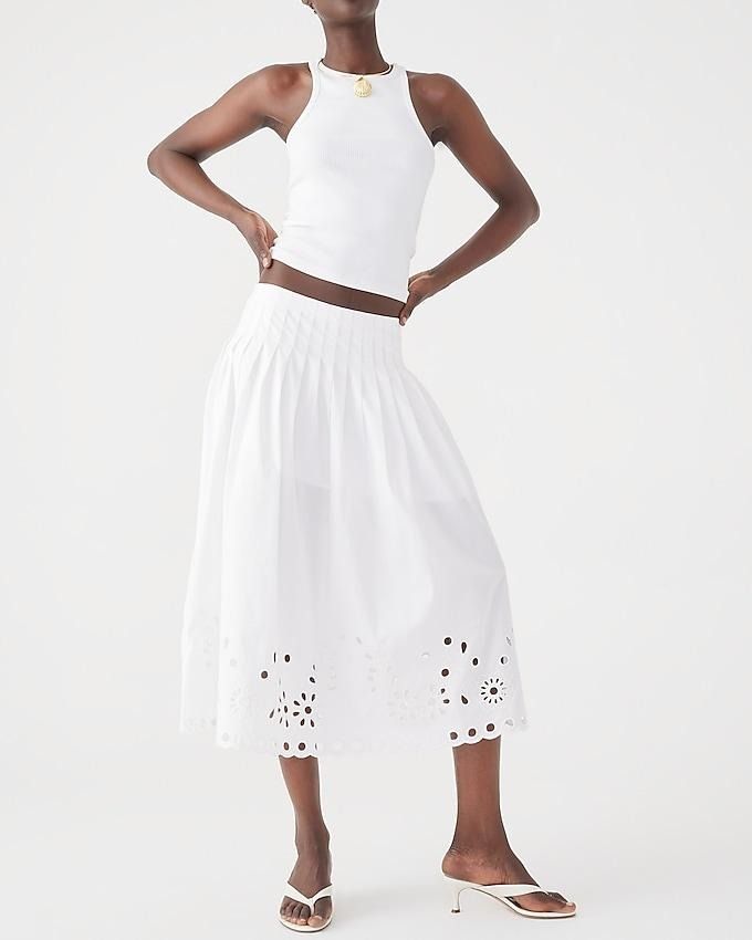 J crew sales white skirt