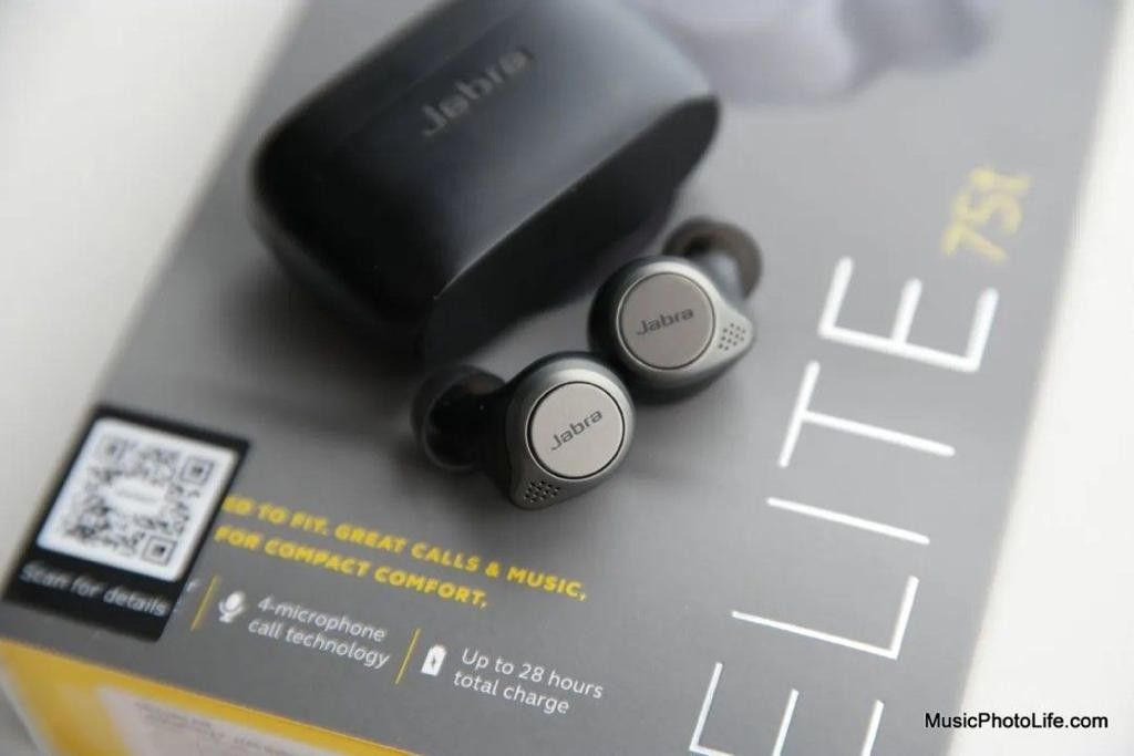 Jabra 75t online active battery life