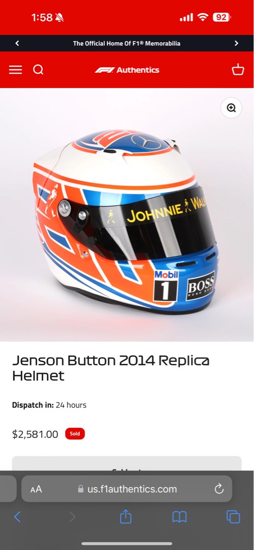 Jenson button replica helmet cheap