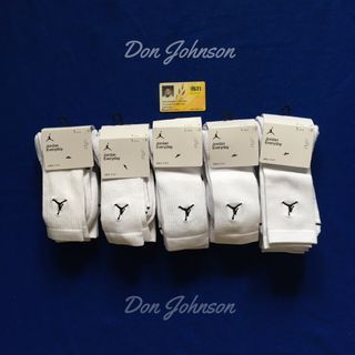 Jordan Everyday Crew White Socks 3 Pairs Size Medium, Large, XL