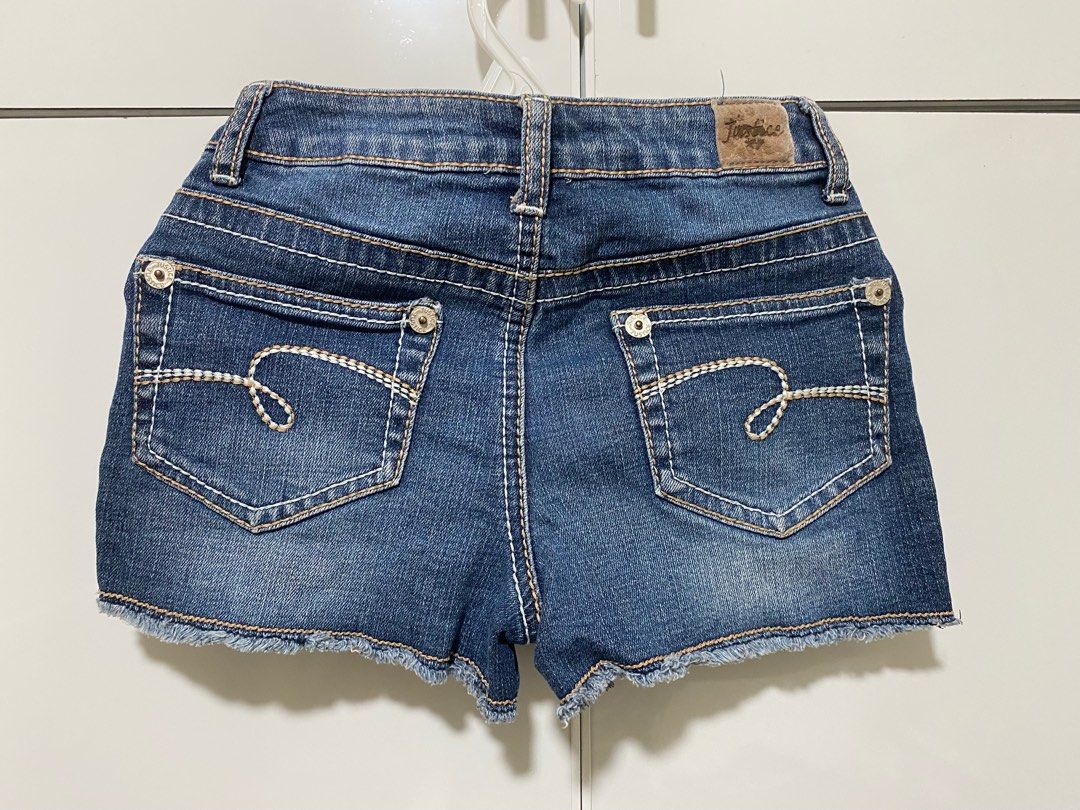 Justice denim shorts for 8 yo (Category: Babies & Kids Fashion) located in Paranaque City. Submitted by stuffnshare (Listing ID 1272404407, Image 2). Description: .