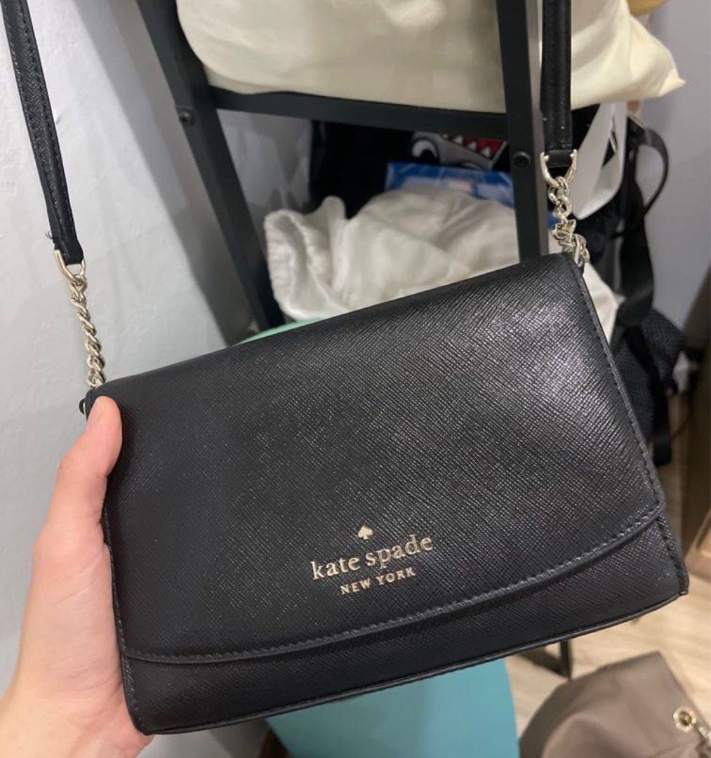 Shop kate spade new york Small Knot Leather Crossbody Bag | Saks Fifth  Avenue