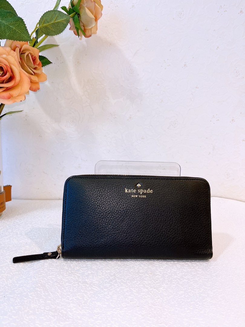 Kate Spade Leila Large Continental Wallet in Black Luxury Bags