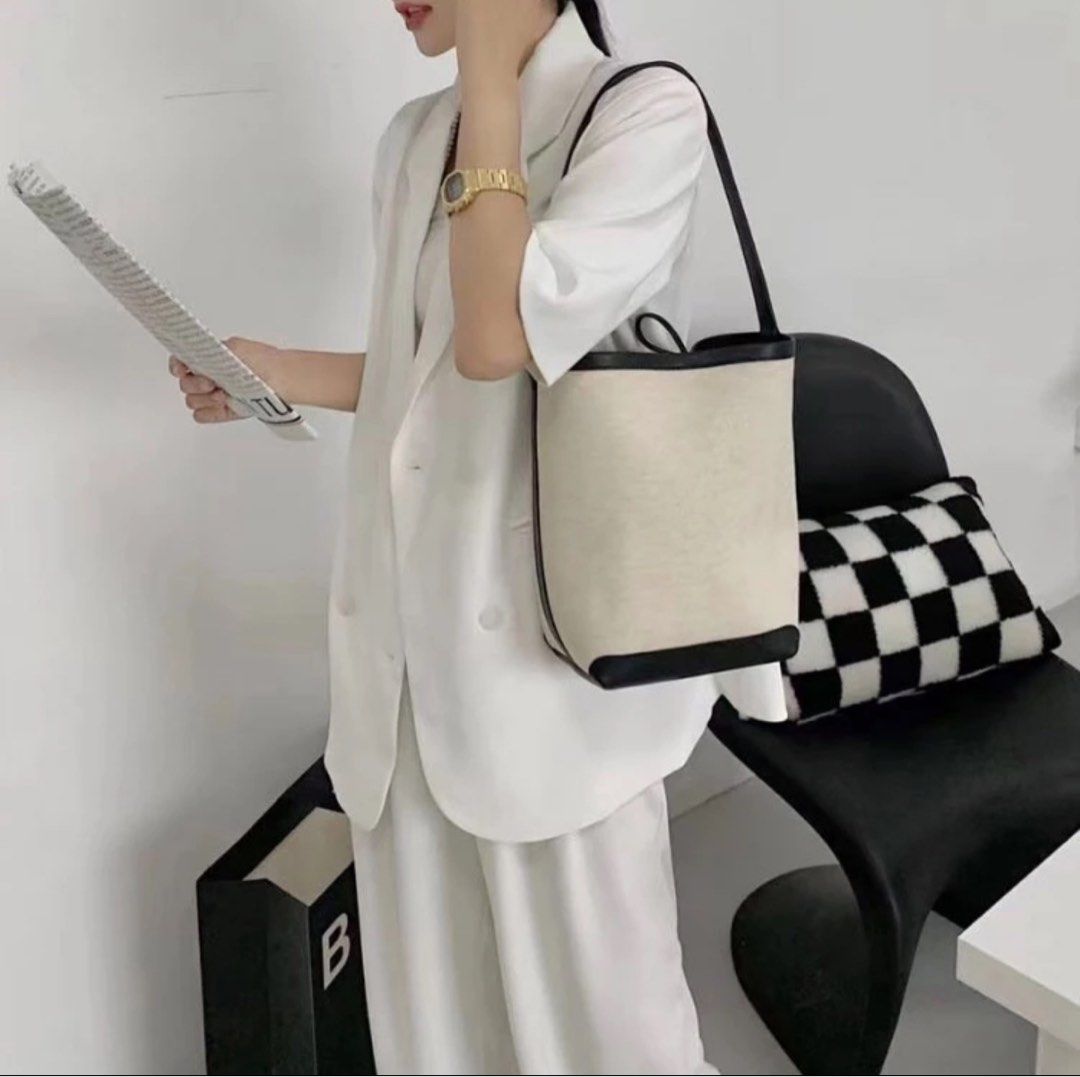 Korea Style Canvas Bucket Bag