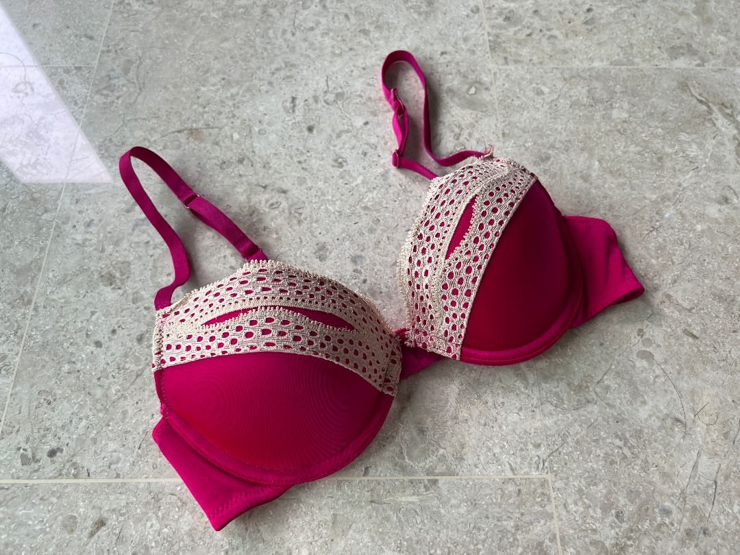 PINK 34A strapless bra, La Senza push up bra