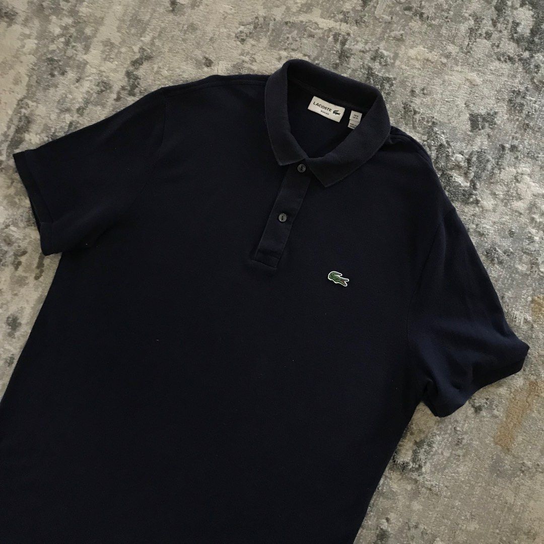 Polo lacoste on sale noire