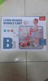 Lawn mower bubble cart
