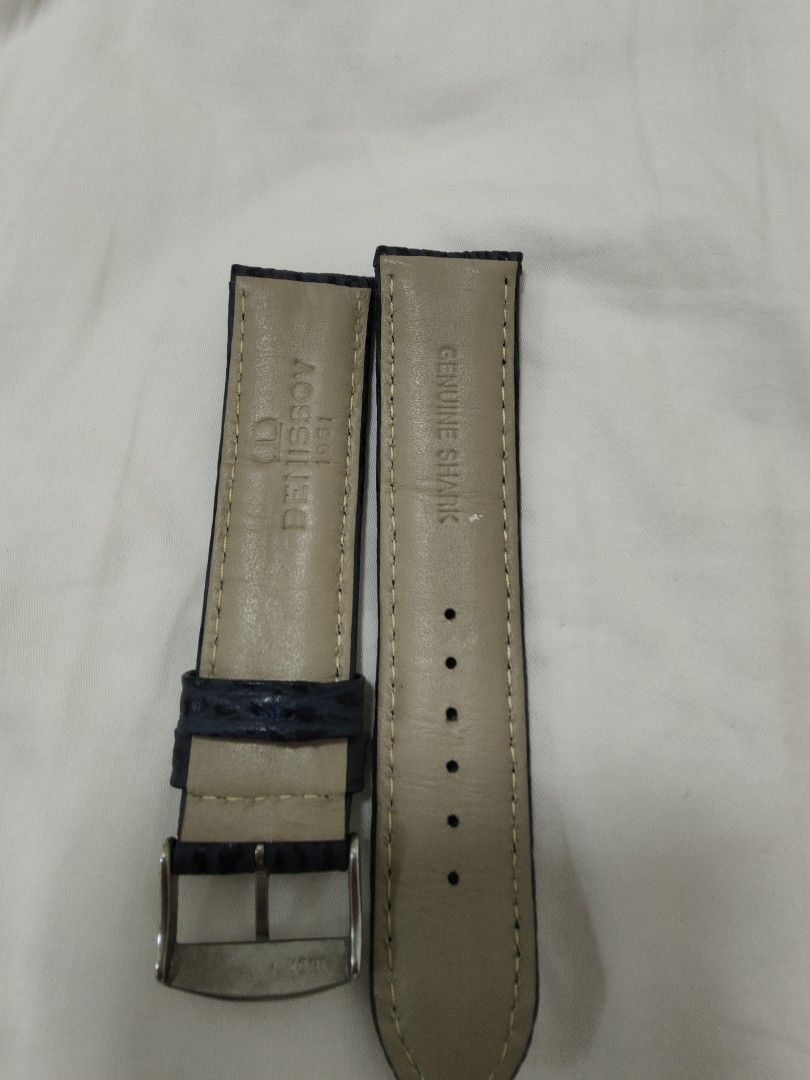Leather Shark skin watch strap