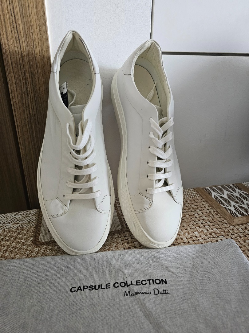 Massimo dutti white trainers store