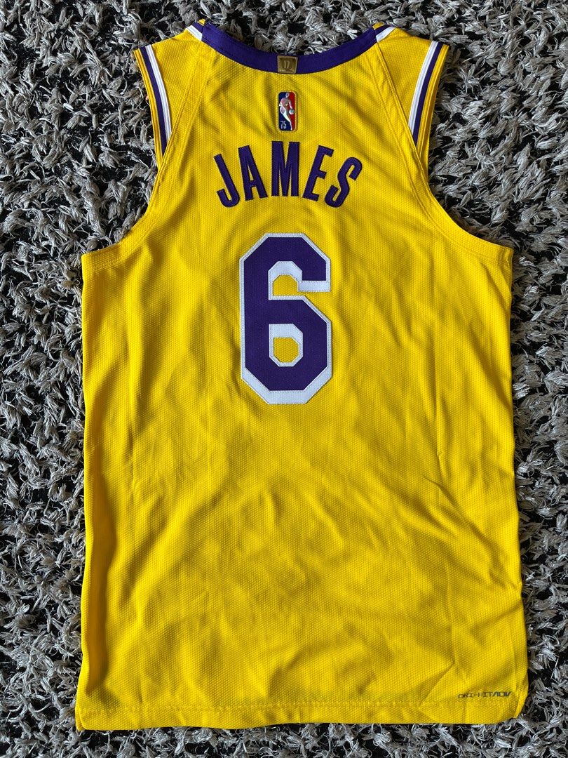 Lebron james lakers jersey sales authentic