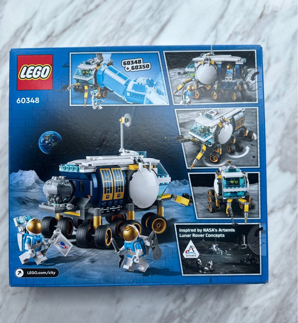 LEGO City Space Port 60348 Lunar Roving Vehicle (275 Pieces), Hobbies & Toys,  Toys & Games on Carousell