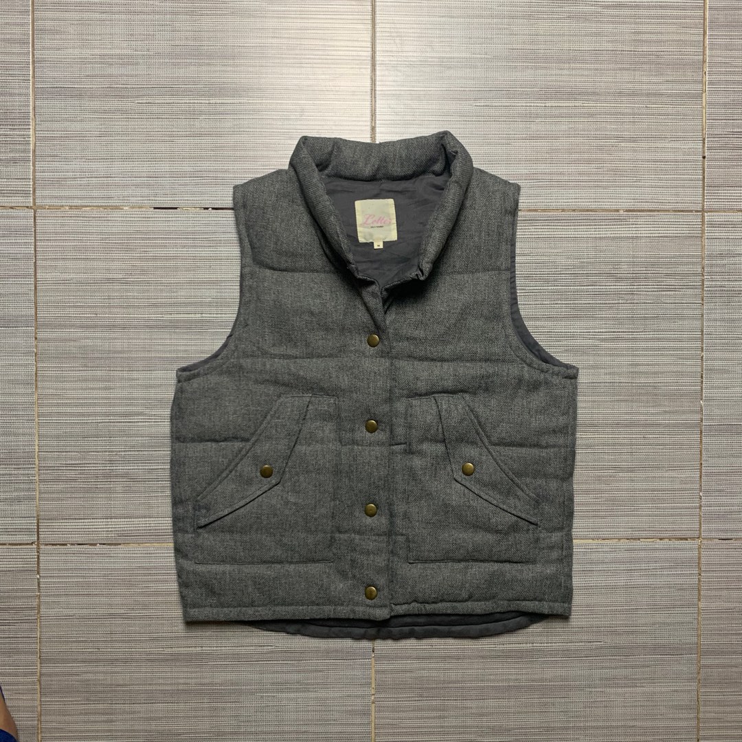Fashion Color Letter Print Casual Vest