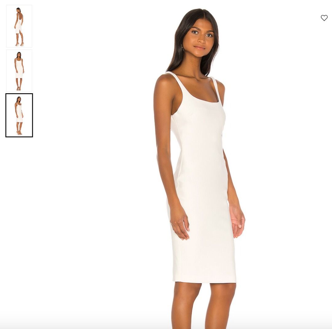 LIKELY Gabrielle Midi Low Back Bodycon Formal Dress XS XXS