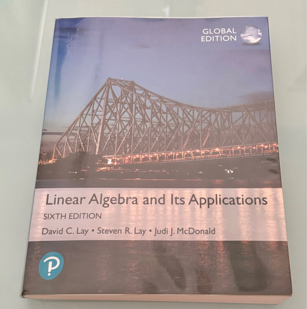 Linear Algebra and its Applications 6th Edition, Hobbies & Toys, Books ...