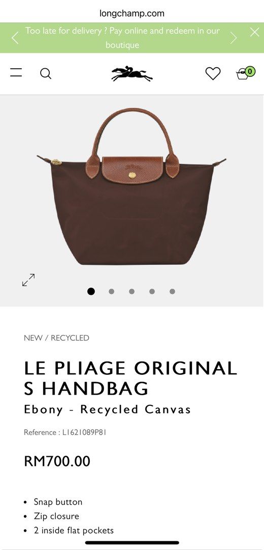 Pliage longchamp s deals