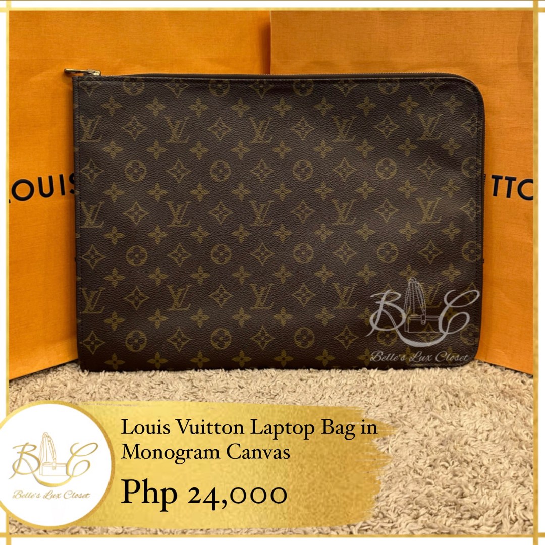 Louis Vuitton Laptop Bag in Monogram Canvas, Luxury, Bags & Wallets on ...