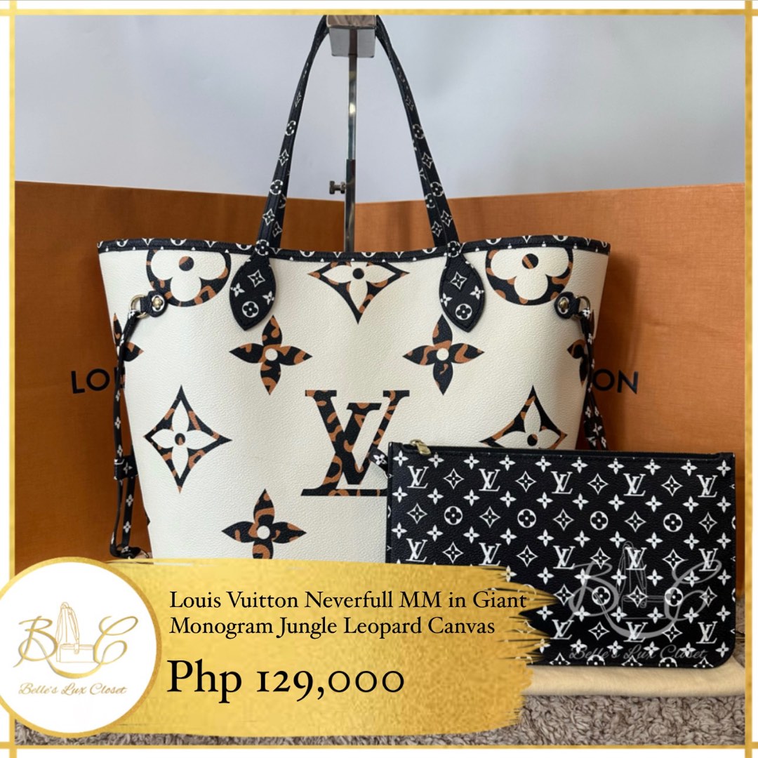 Louis vuitton leopard neverfull clearance