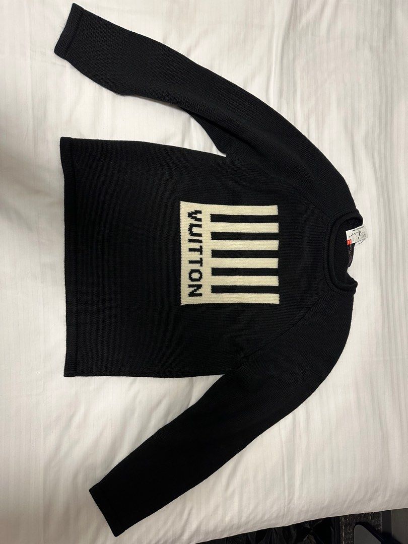 Louis vuitton barcode sweater best sale