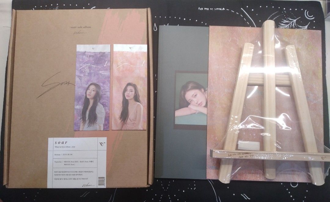 Mamamoo Wheein Solo Albums (Category: CDs & DVDs) located in Manila. Submitted by nica1017 (Listing ID 1272321331, Image 2). Description: Mamamoo Wheein Solo Albums for Sale!!! ✅ Inclusions shown in the photos ✅ All CDs unused or never opened ✅ Buyer shoulders sf ✅ DM for more inquiries 1. SEALED Magnolia & Fanmade Magnolia Tape Version = SOLD 2. Soar = SOLD 3. Whee (East Ver) = Php 250 = West Ver - SOLD 4. REDD (w/ inclusions) = Php 650 5. REDD 
